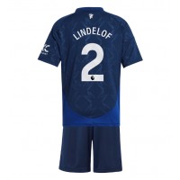 Manchester United Victor Lindelof #2 Replica Away Minikit 2024-25 Short Sleeve (+ pants)